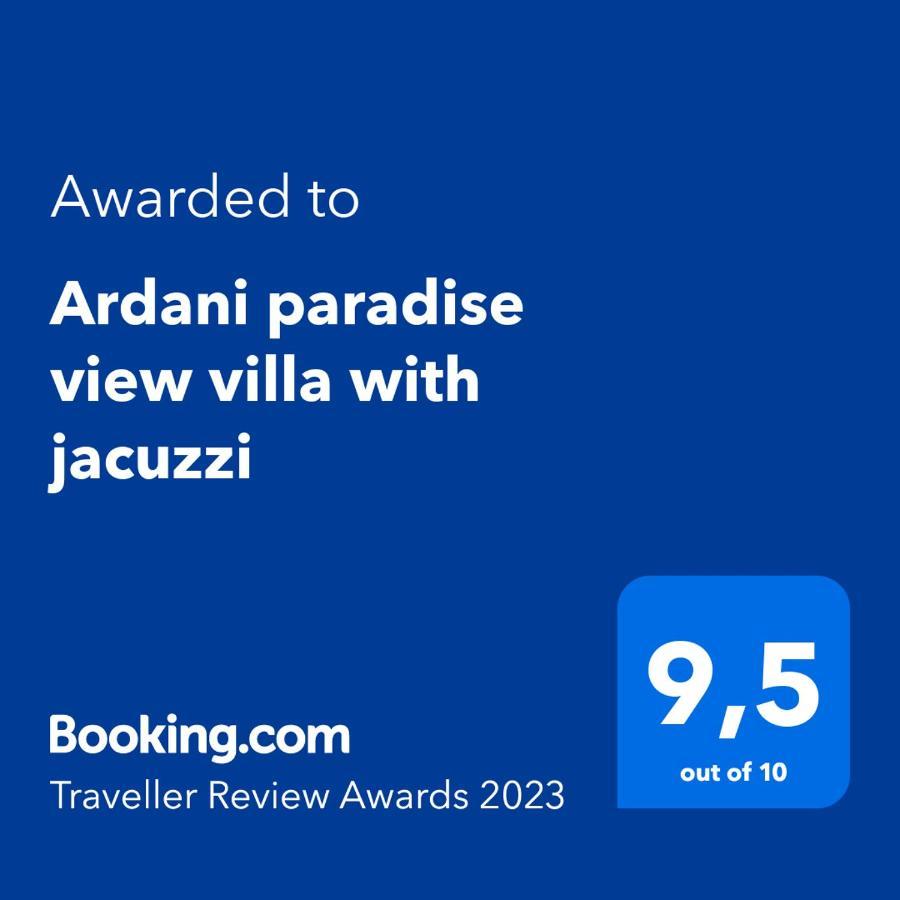 Ardani Paradise View Villa With Jacuzzi 阿莫皮 外观 照片
